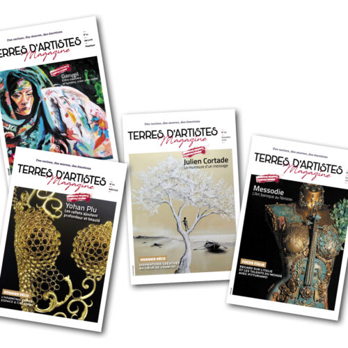 Abonnement 4 numéros 4 numéros papier Terres d’Artistes magazine